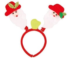 Partyline 12 LED Kerstman op diadeem | Kerstmis bundel Pack