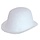 White Glitter Bowler Hat - Plastic