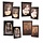 Halloween photo frame | horror portrait | 4 pcs photo frames