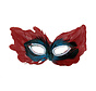 Venetian Mask Red | Red Eye mask with feathers