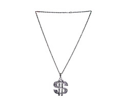Funny Fashion Deluxe Halsketting Dollar | Zilver ketting