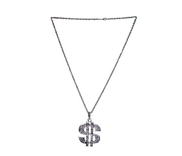 Funny Fashion Deluxe Necklace Dollar | Silver chain