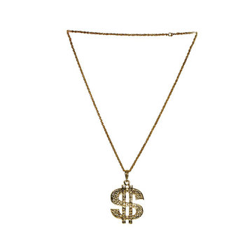 Collier Dollar de Luxe Or | Collier Dollar Disco