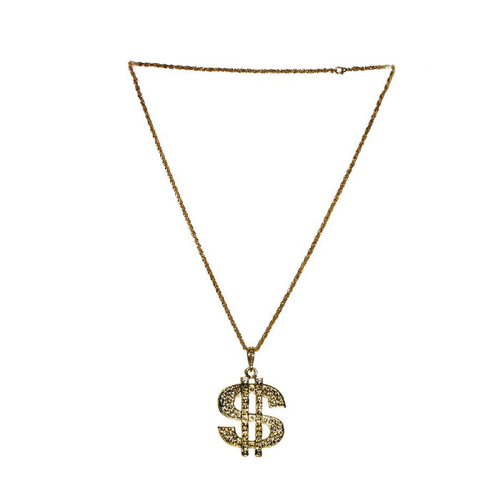 Deluxe Dollar Halsketting Goud | Disco Dollar Halsketting