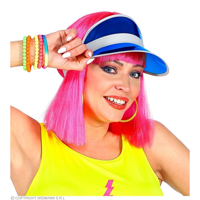 Widmann Blauwe zonneklep | Zonneklep in 80's stijl