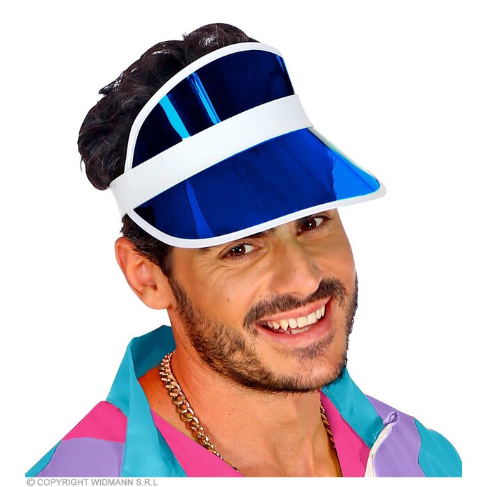 Widmann Blue sun visor | Sun visor in 80's style