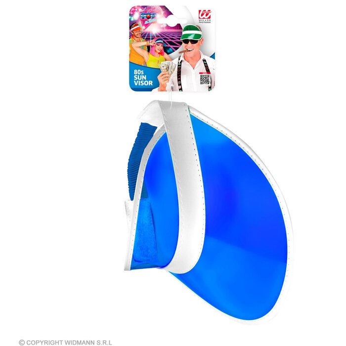 Widmann Blue sun visor | Sun visor in 80's style