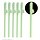 Glow In The Dark Paille Zizi - 6 pièces Pailles Zizi réutilisables