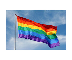 Wicked Costumes Regenboog Vlag | Vlag 150 cm - 90 cm | Gay Pride Vlag