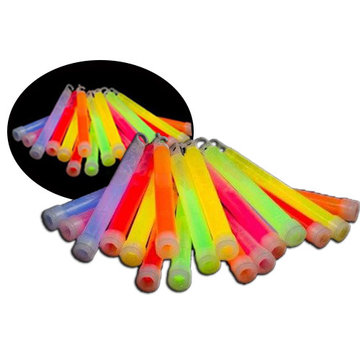 Breaklight.be 25 x 6 inch Glow Sticks Mixed  | Lichtgevende sticks 15 cm x 10 mm