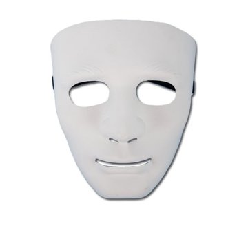 Partyline Mask PVC White Man | Scary white mask