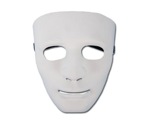 Partyline Mask PVC White Man | Scary white mask