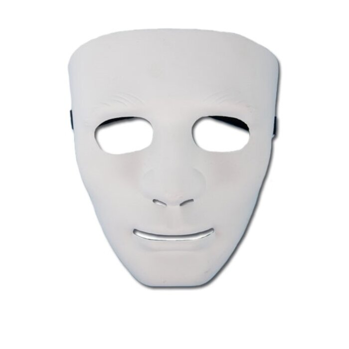 Partyline Mask PVC White Man | Scary white mask