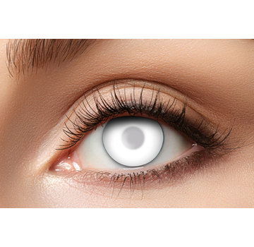 Partyline Lentilles Zombie Blind White | 40% vue - Lentilles blancs