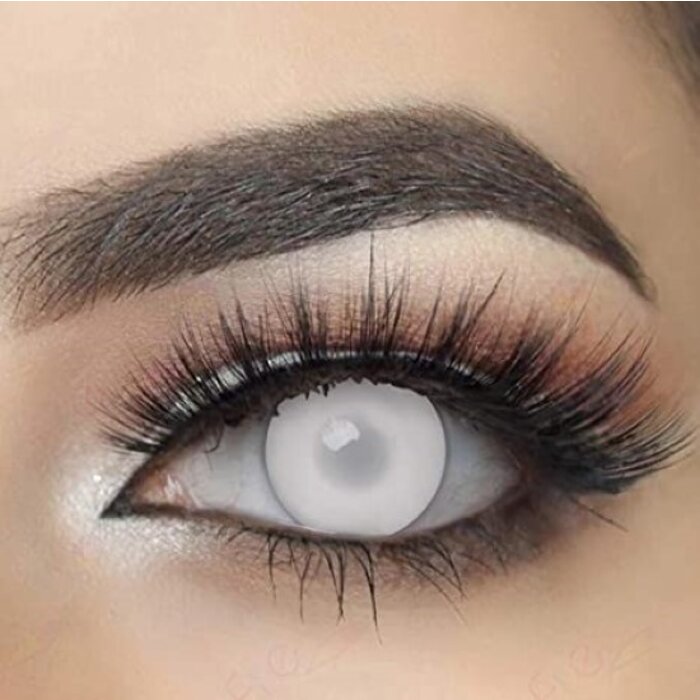 Partyline Lentilles Zombie Blind White | 40% vue - Lentilles blancs