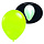 Neon UV groene  ballonnen  - 100 stuks  | UV Feest Ballonnen