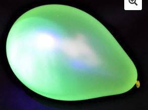 Breaklight.be Ballons vert fluo UV - 100 pièces | Ballons de fête UV