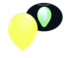 Breaklight.be Neon UV gele ballonnen - 100 stuks | UV Feest Ballonnen