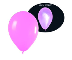 Breaklight.be Neon UV pink balloons - 100 pieces | UV Party Balloons