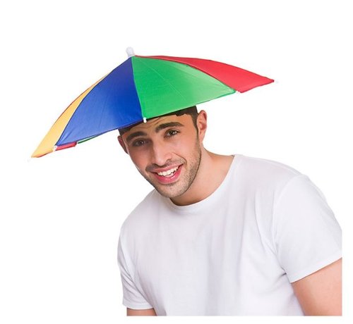 Wicked Costumes  Parapluie principal coloré | Parapluie principal | Chapeau parapluie