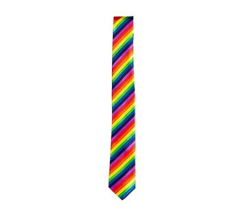 Wicked Costumes  Cravate arc-en-ciel | Cravate de différentes couleurs