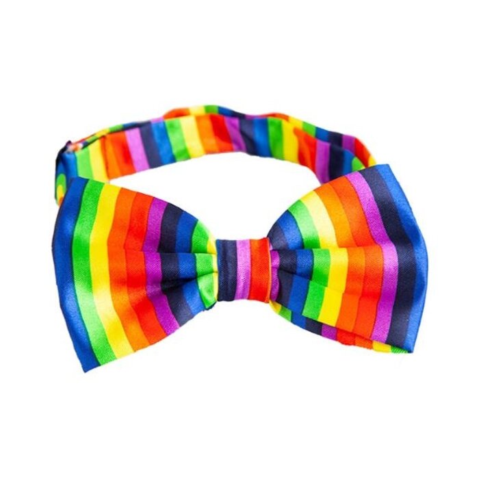 Wicked Costumes Regenboog strik | Vlinderstrik in verschillende kleuren