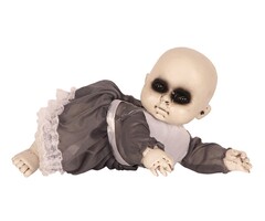 Partyline Halloween bébé avec robe | Horreur bébé 17 cm | Décoration d'Halloween