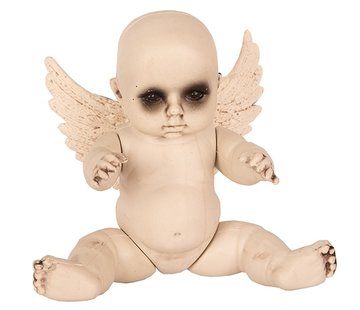 Partyline Halloween bébé avec des ailes | Horreur bébé 28 cm | Décoration d'Halloween