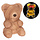 Ours zombie 23 cm avec lumière | Halloween Teddy 23 cm | Décoration d'Halloween