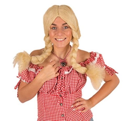 Partyline Wig Heidi | Blond Tyrolean Wig | Oktoberfest wig