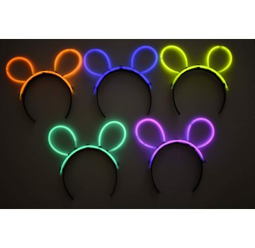 Breaklight.be Glow bunny ears connectors | black connector