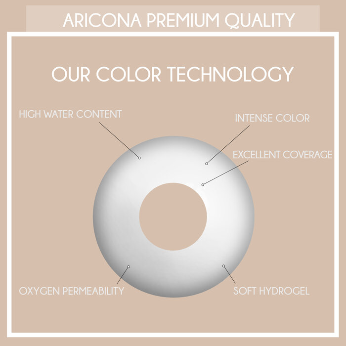 Aricona Lentilles blancs Zombie Alarm | Lentilles blancs sans correction | Lentilles d'Halloween