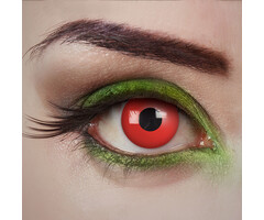 Aricona Devil Eye red lenses | Red color lenses without prescription | Halloween daily lenses