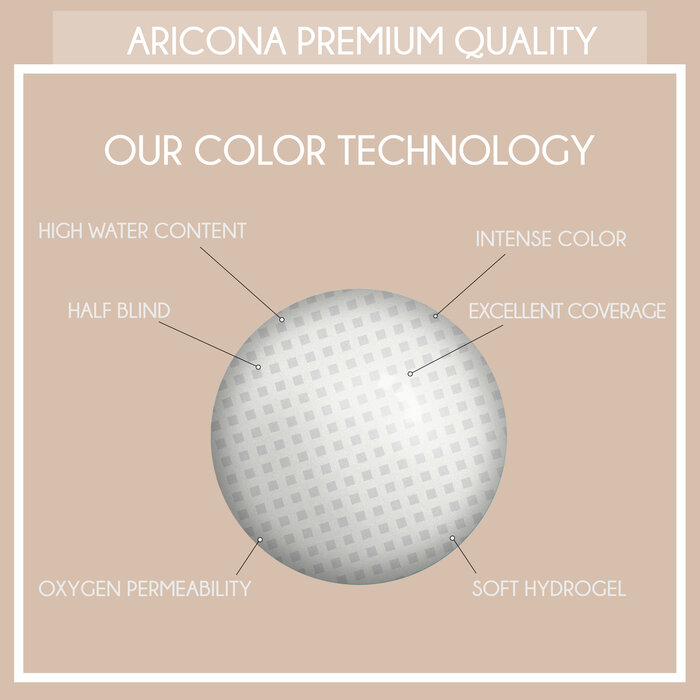 Aricona Blind White Behind Bars witte lenzen | Witte kleurlenzen zonder sterkte | Halloween daglenzen