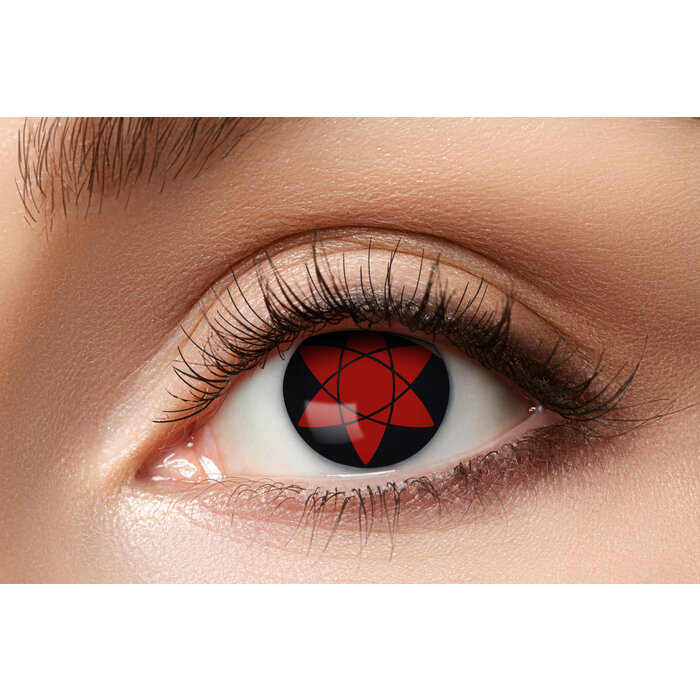 Zoelibat - Eyecatcher Sharingan color lenses Manga Uchiha | Eyesight 50% | Halloween lenses for 3 months of use