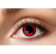 Eyecatcher Lentilles de couleur Sharingan Mangekyou | Lentilles de contact rouges | Lentilles d'Halloween pour 3 mois d'utilisation