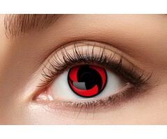 Zoelibat - Eyecatcher Sharingan color lenses Mangekyou | Red contact lenses | Halloween lenses for 3 months of use