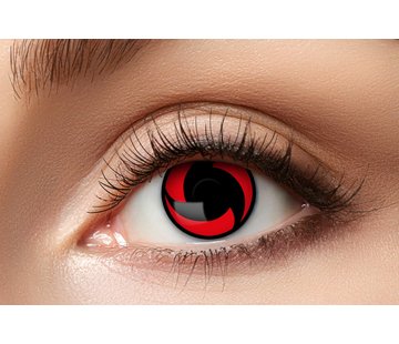 Eyecatcher Sharingan kleurlenzen Mangekyou | Rode contactlenzen | Halloweenlenzen voor 3 maand gebruik