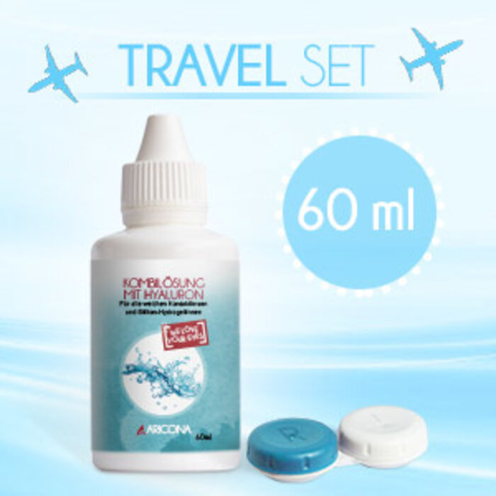 Aricona Solution pour lentilles 60 ml avec boîte de rangement
