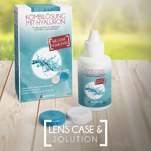 Aricona Solution pour lentilles 60 ml avec boîte de rangement