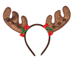 Partyline Reindeer Diadem with bells | Reindeer diadem | Christmas diadem