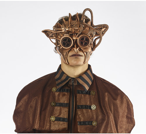 Partyline Steampunk Masque Bronze | Masque d'Ive | retrofuturiste