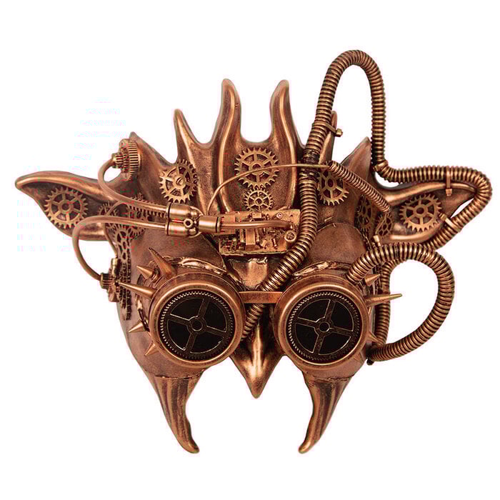 Partyline Steampunk Mask Bronze | Ive's Mask | retrofuturistic