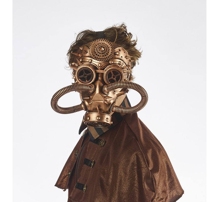 Masque à gaz Steampunk Bronze | retrofuturiste