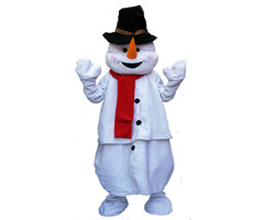 Partyline Sneeuwman Deluxe Pluche Mascot Kostuum | Mascot kostuum