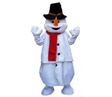 Partyline Sneeuwman Deluxe Pluche Mascot Kostuum | Mascot kostuum