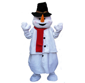 Partyline Sneeuwman Deluxe Pluche Mascot Kostuum | Mascot kostuum