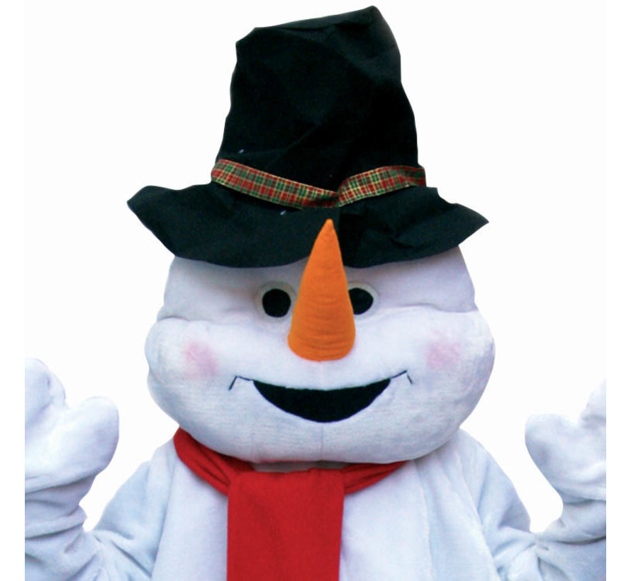 Mascotte en peluche de bonhomme de neige de luxe | Costume de mascotte