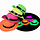 UV Neon gangster hoedjes  4 stuks  |  UV feestjes