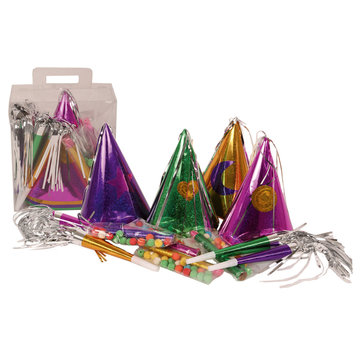 Partyline Kit Cotillons Partyline multicolores 4 personnes